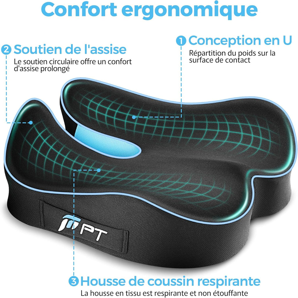 Coussin d'assise ergonomique
