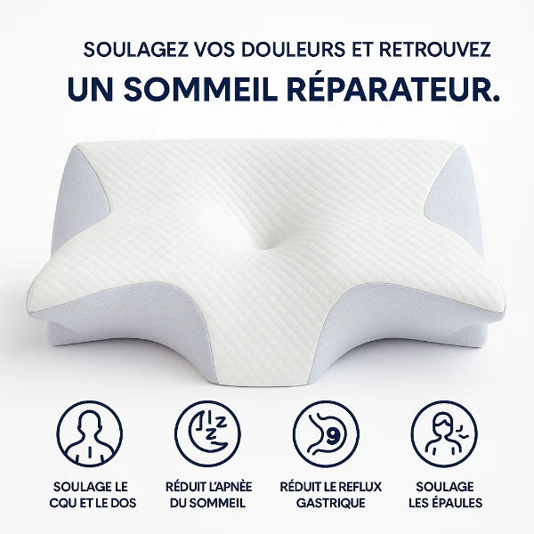 Oreiller Cervical Ergonomique